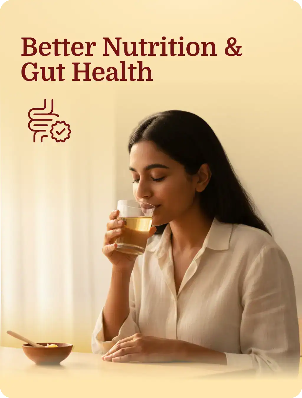A2 Desi ghee nutrition benefit card